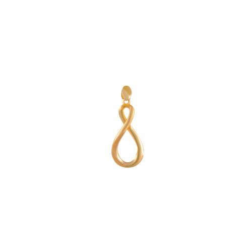 پلاک طلا ۱۸ عیار طرح بینهایت (Infinity) مدل مینیمال